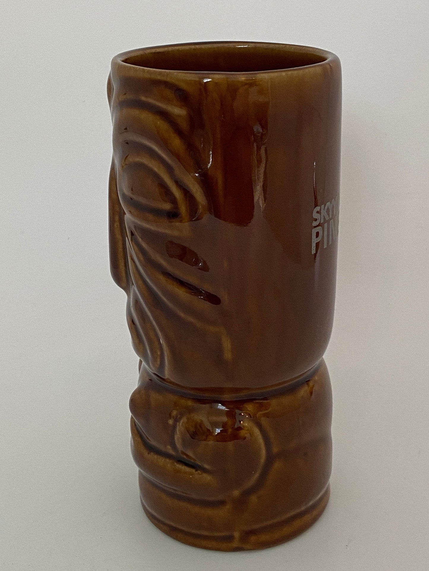 Vintage Ceramic Tiki Mug Skyy Advertising - Duckwells