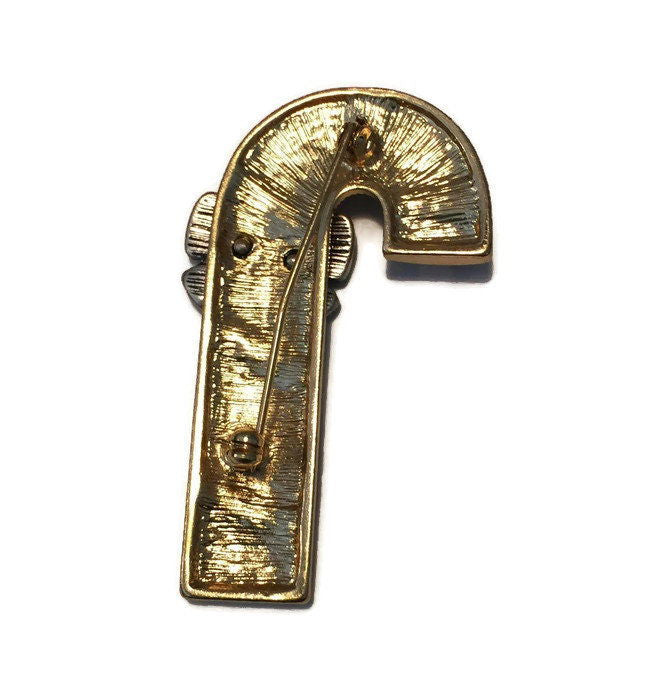 Vintage Christmas Candy Cane Pin at Duckwells