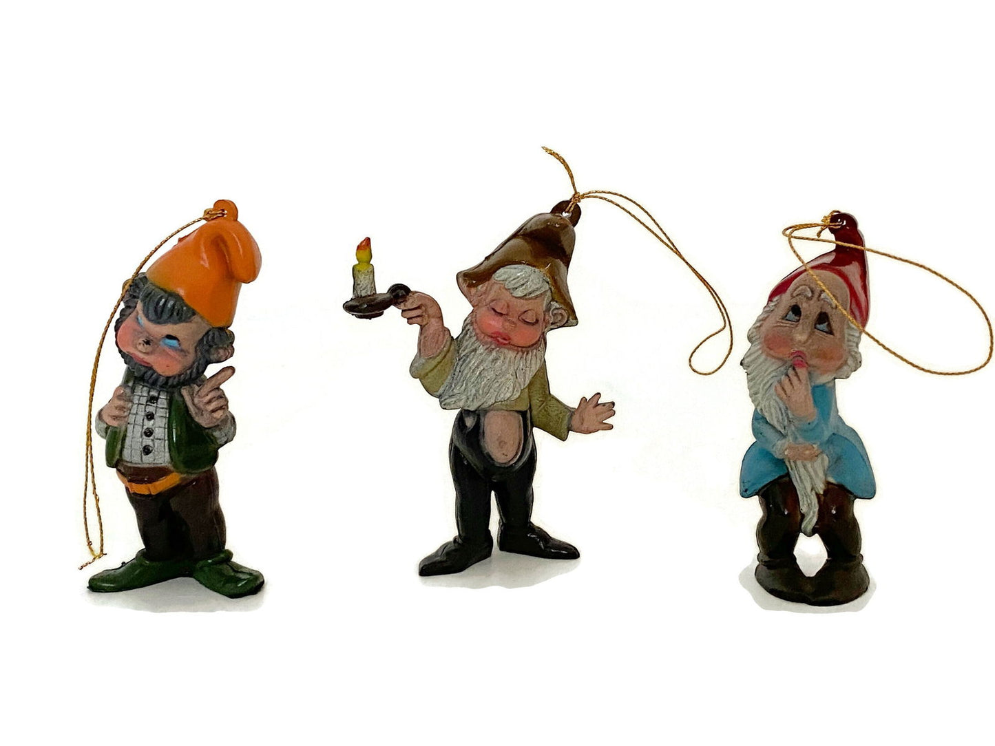 Vintage Christmas Elf Ornaments - Duckwells