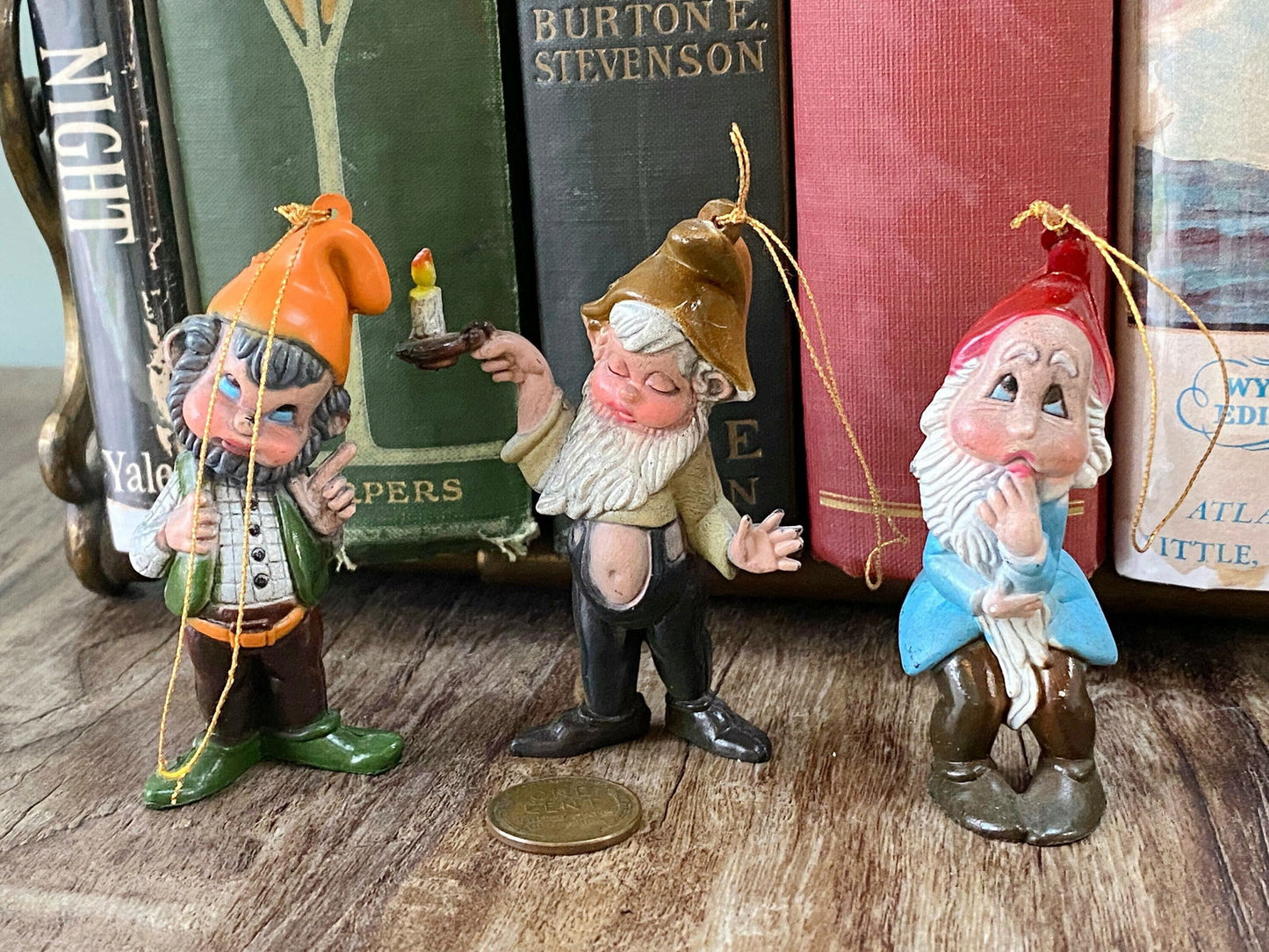 Vintage Christmas Elf Ornaments - Duckwells