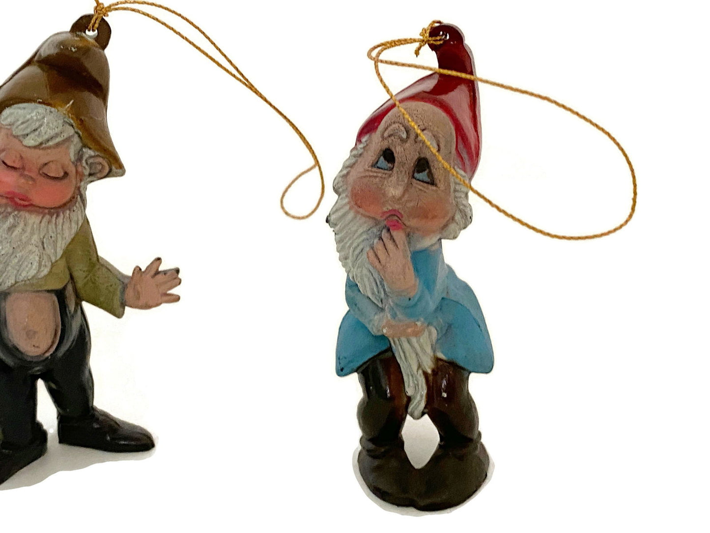Vintage Christmas Elf Ornaments - Duckwells