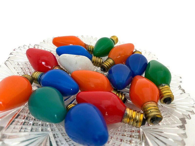 Vintage Christmas Light Bulbs - Duckwells
