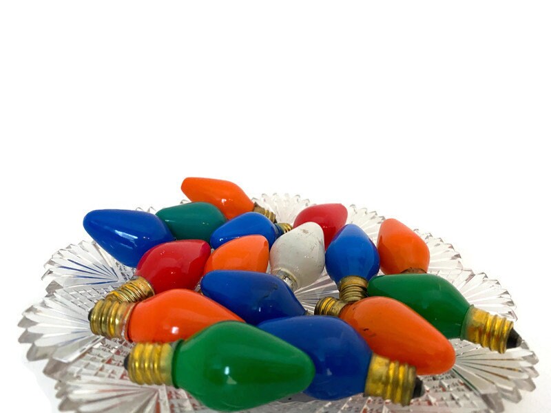 Vintage Christmas Light Bulbs - Duckwells