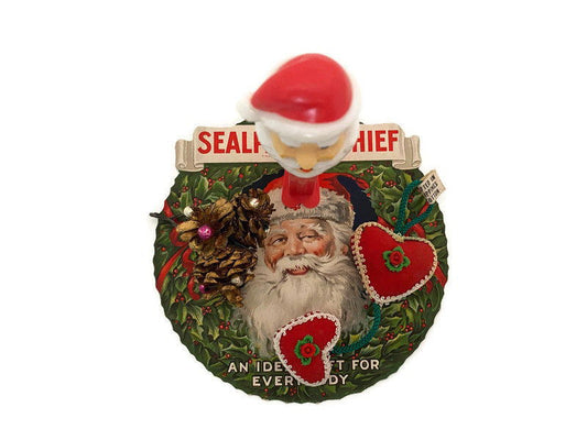 Vintage Christmas Lot with Santa Claus Pez Dispenser at Duckwells