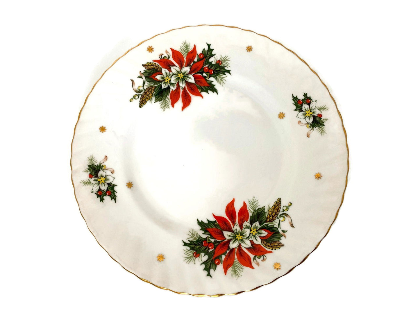 Vintage Christmas Salad Plate - Duckwells