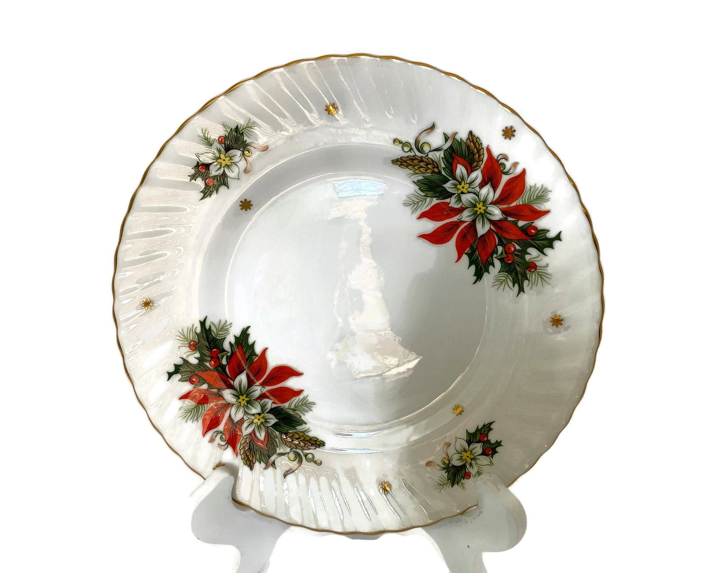 Vintage Christmas Salad Plate - Duckwells