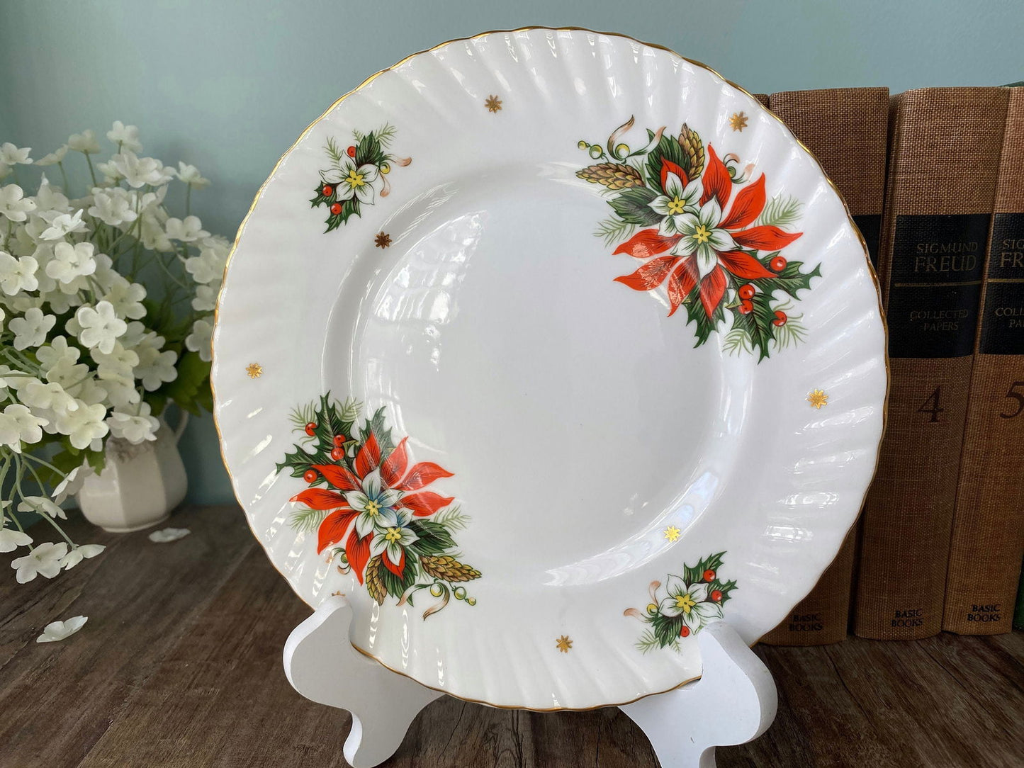 Vintage Christmas Salad Plate - Duckwells