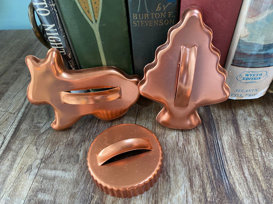 Vintage Copper Cookie Cutters at Duckwells