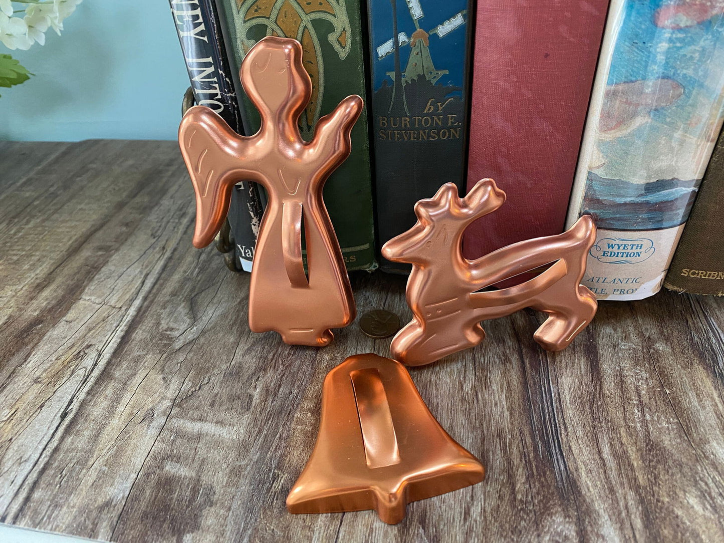 Vintage Copper Cookie Cutters - Duckwells