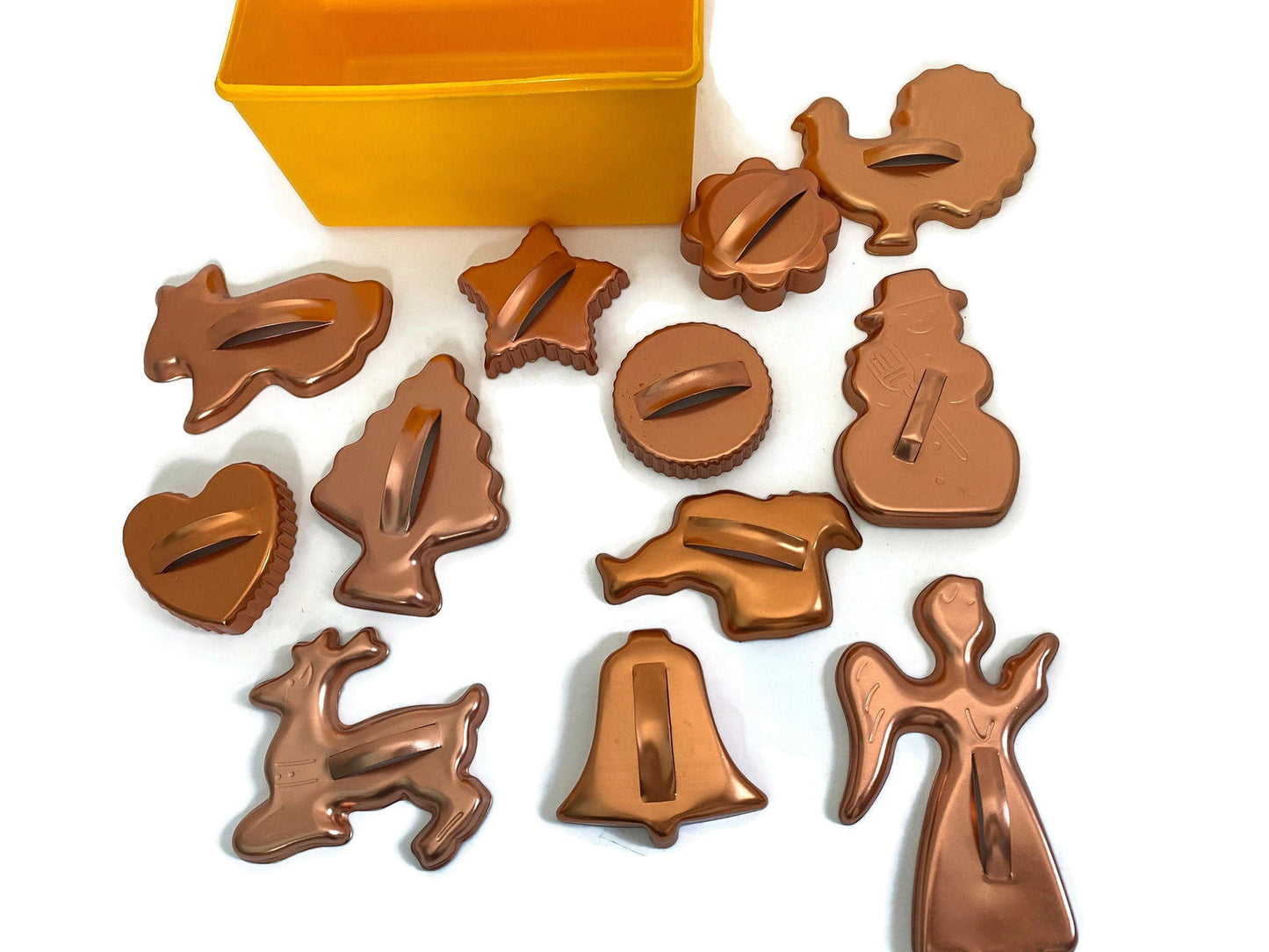 Vintage Copper Cookie Cutters - Duckwells