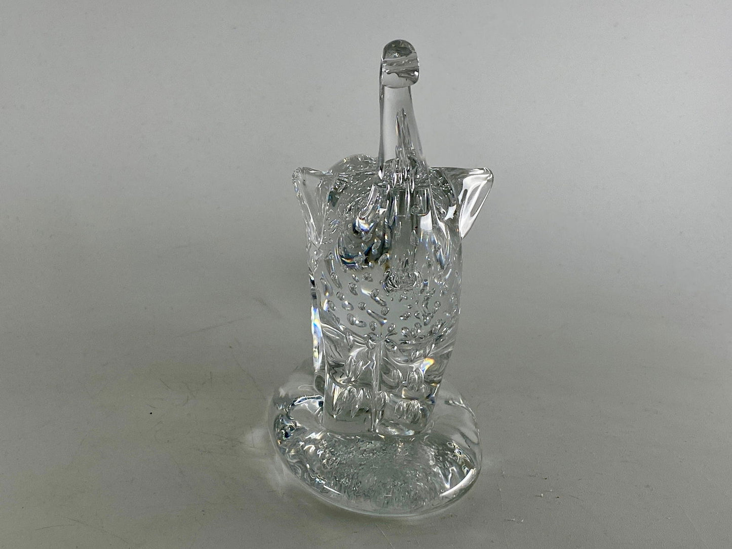 Vintage Crystal Elephant by Pairpoint Glass Cape Cod Massachusetts - Duckwells