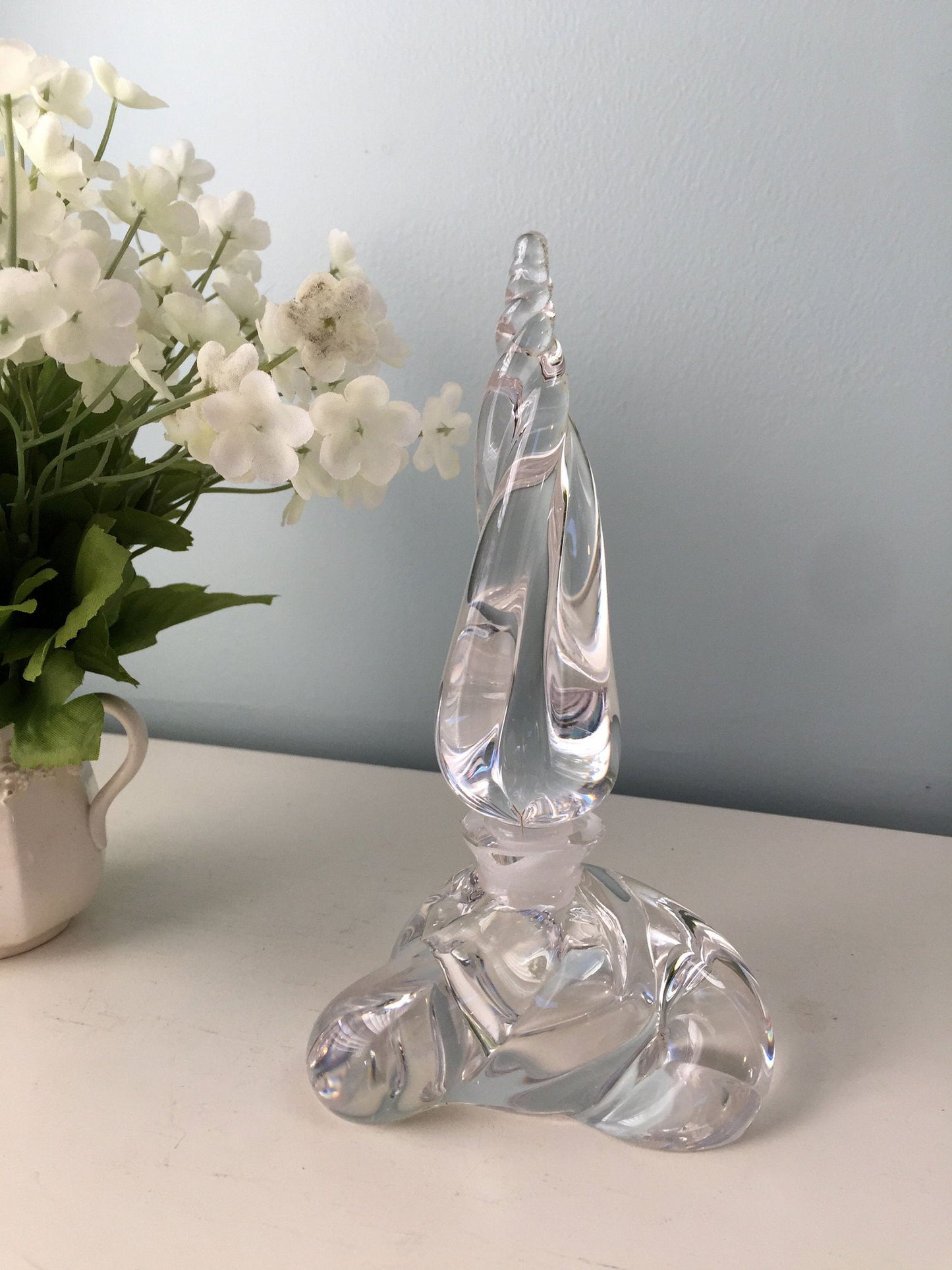 Vintage Crystal Perfume Bottle - Duckwells