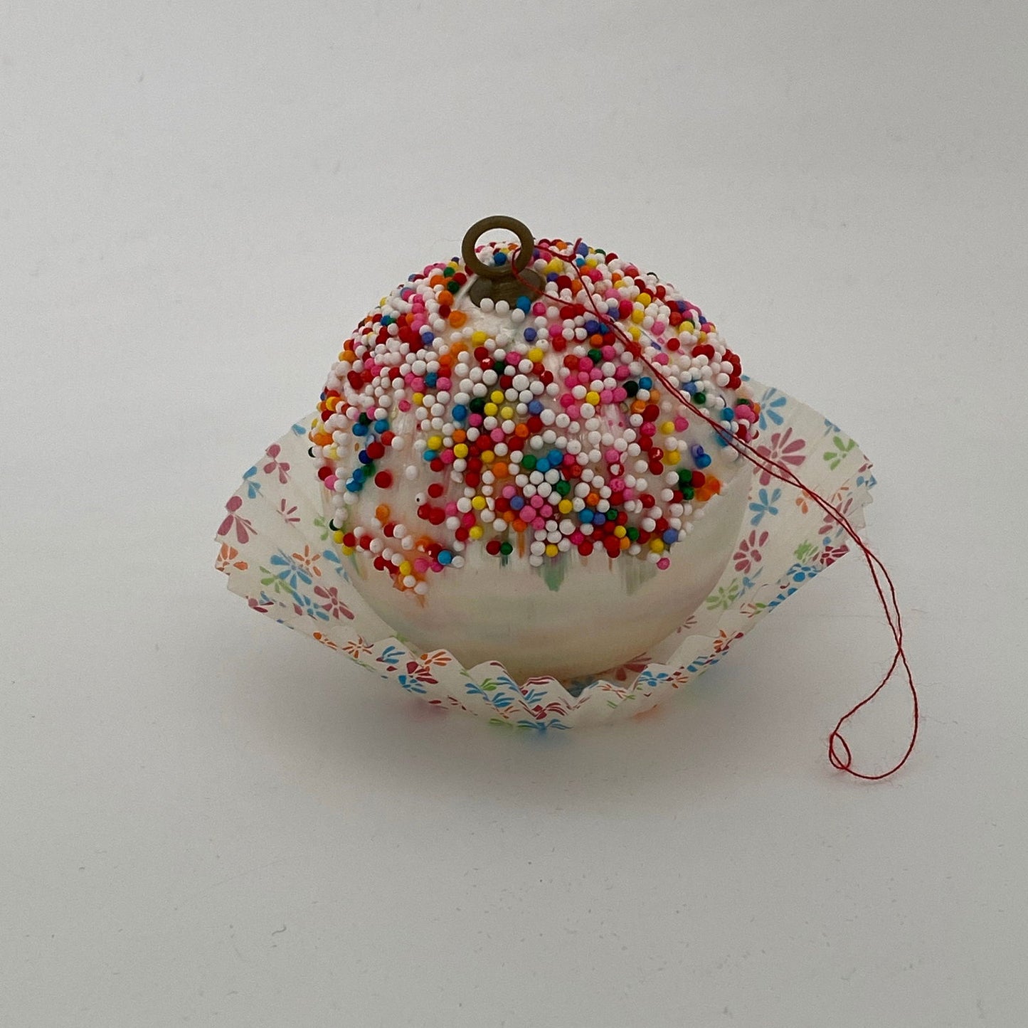 Vintage Cupcake Christmas Ornament - Duckwells