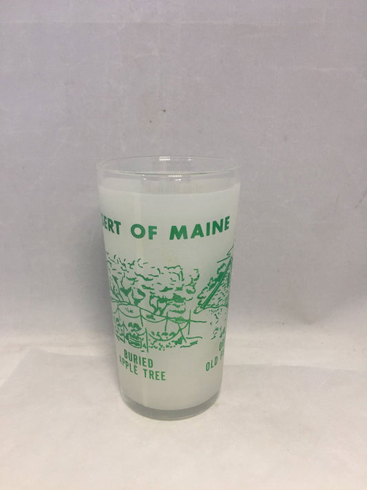 Vintage Desert of Maine Souvenir Glass at Duckwells