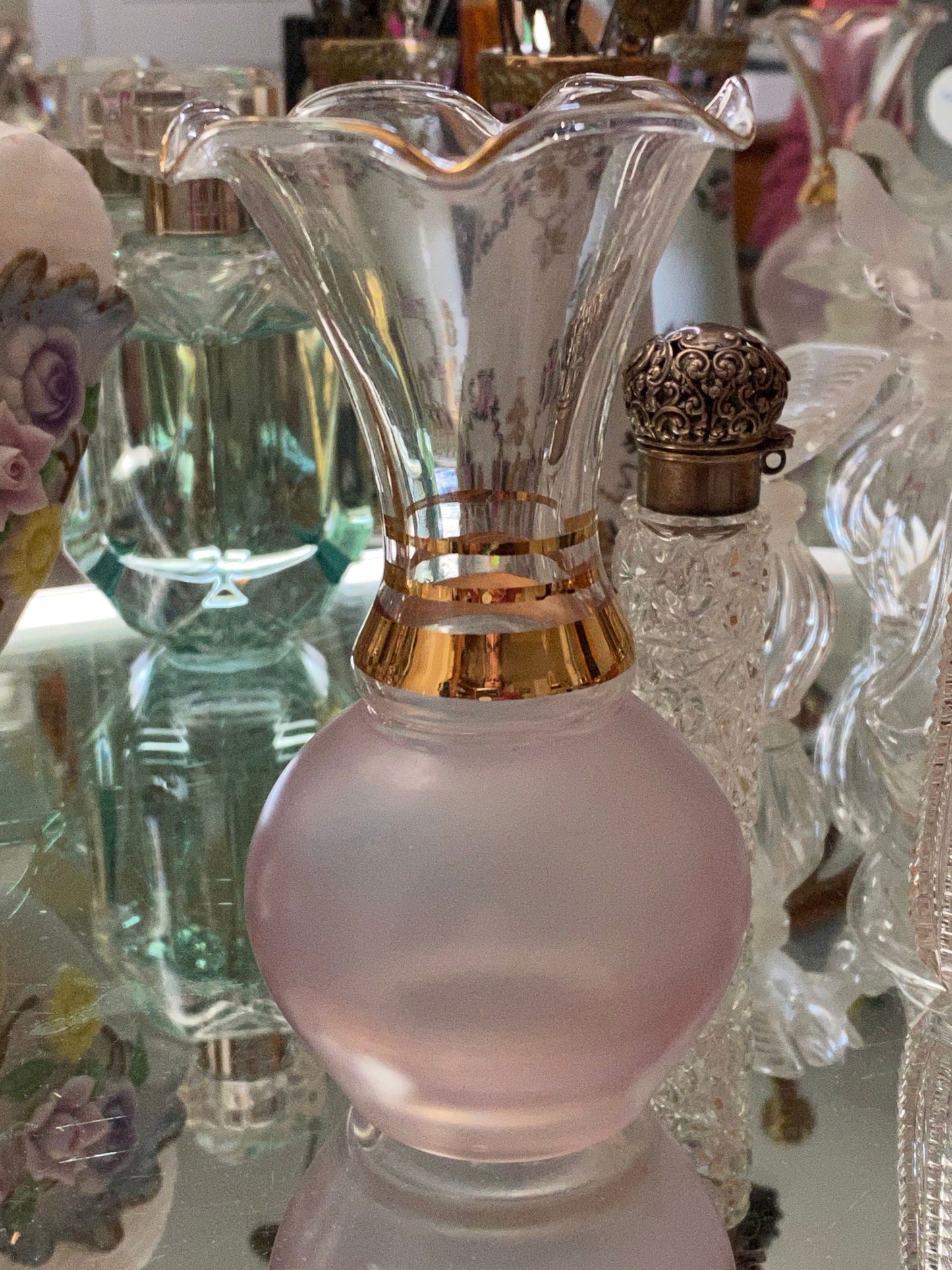 Vintage Egyptian Glass Vase at Duckwells