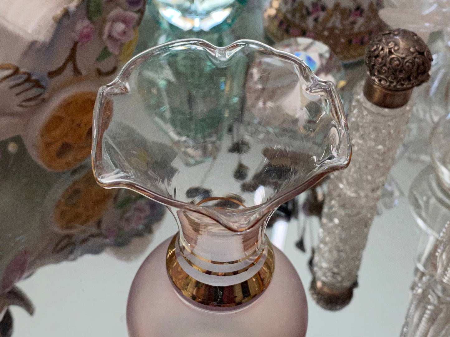 Vintage Egyptian Glass Vase at Duckwells