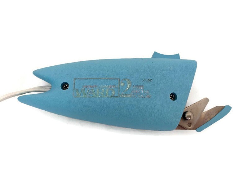 Vintage Electric Scissors by Montgomery Ward at Duckwells