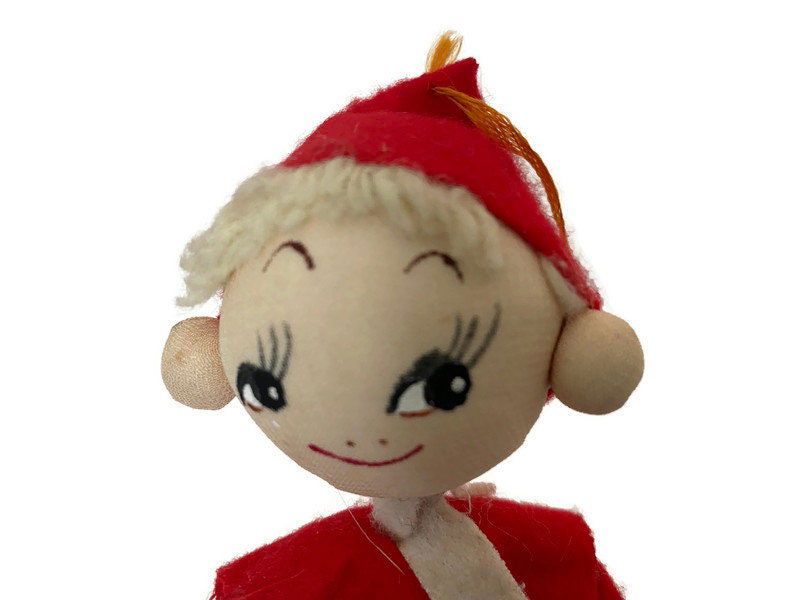 Vintage Elf Christmas Ornament Decoration - Duckwells