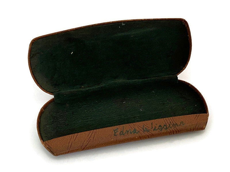 Vintage Eyeglass Case and Cleaning Cloth - Duckwells