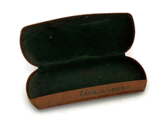 Vintage Eyeglass Case and Cleaning Cloth at Duckwells