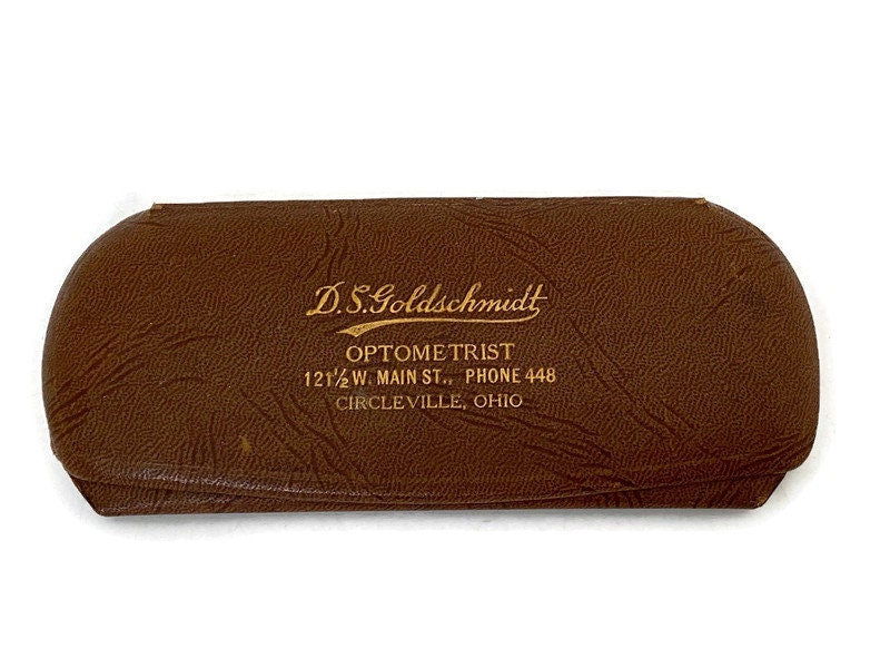 Vintage Eyeglass Case and Cleaning Cloth - Duckwells
