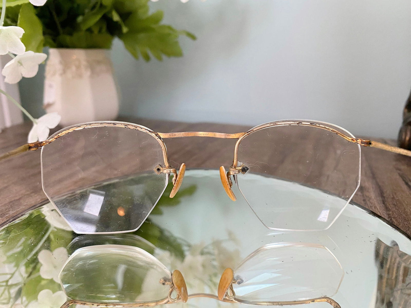 Vintage Eyeglasses and Case - Duckwells