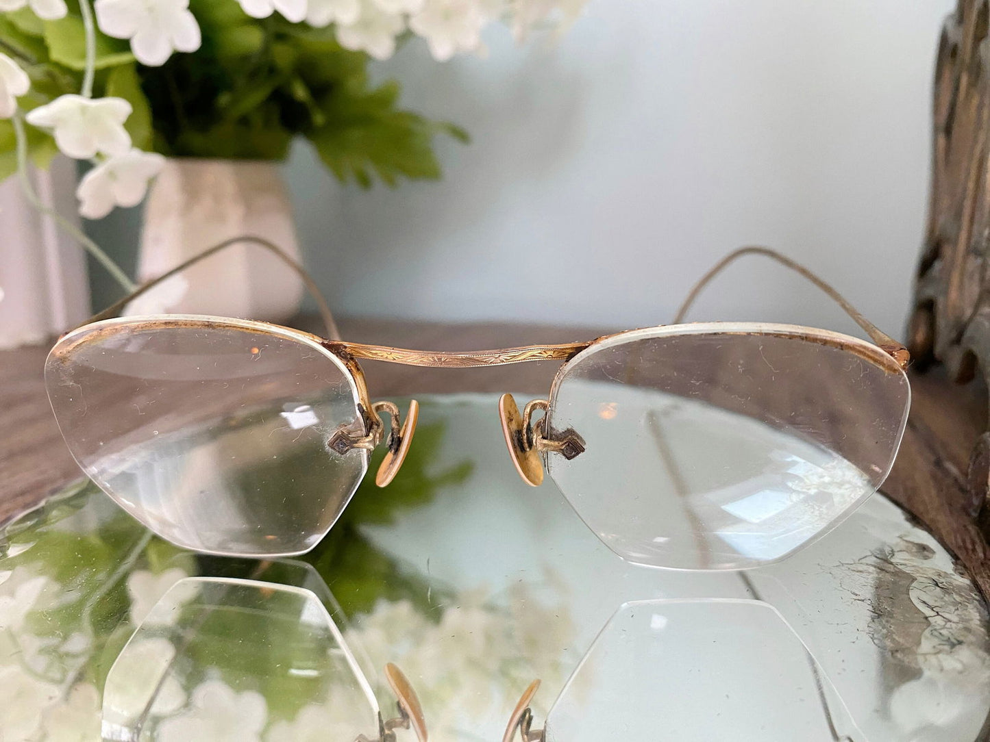 Vintage Eyeglasses and Case - Duckwells