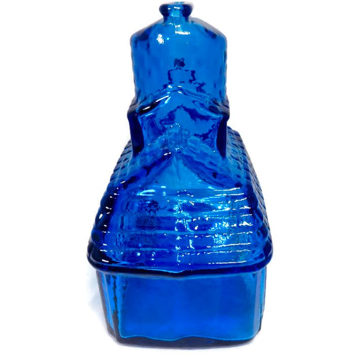 Vintage Flint Glass Coin Bank at Duckwells