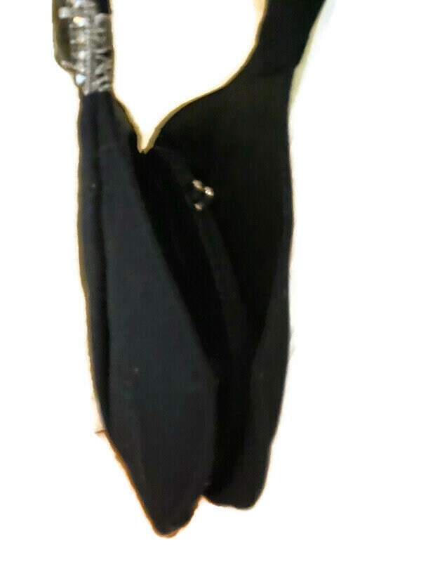 Vintage Garay Teardrop Wristlet Purse with Rhinestone Embellishment at Duckwells