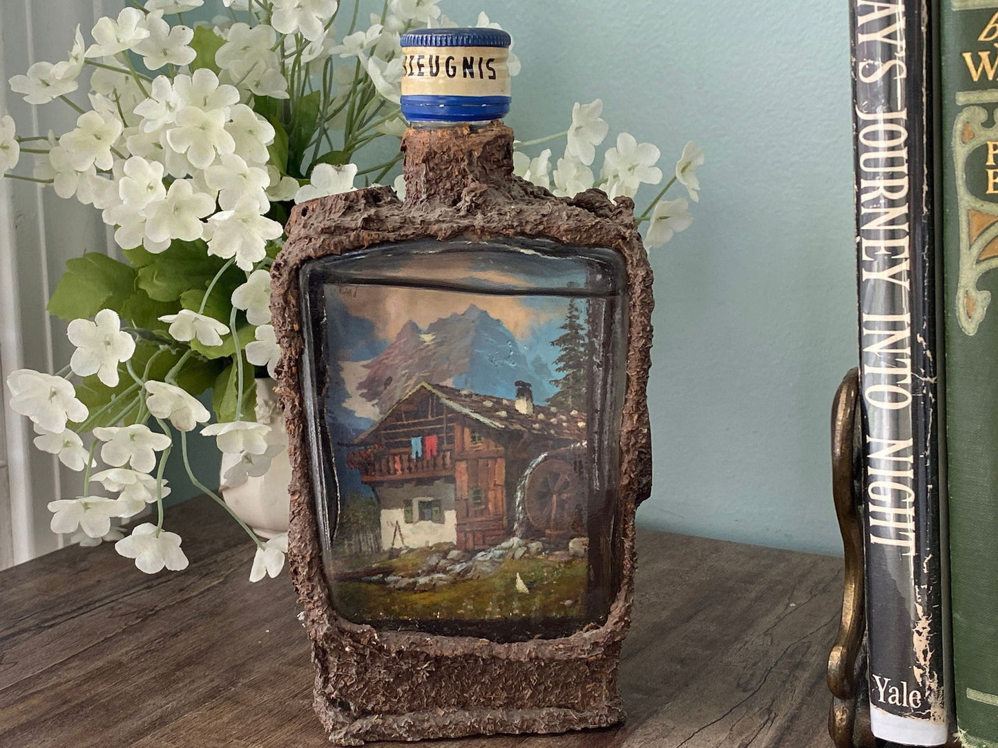 Vintage German Diorama Erzeugnis Liquor Bottle at Duckwells