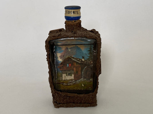 Vintage German Diorama Erzeugnis Liquor Bottle at Duckwells