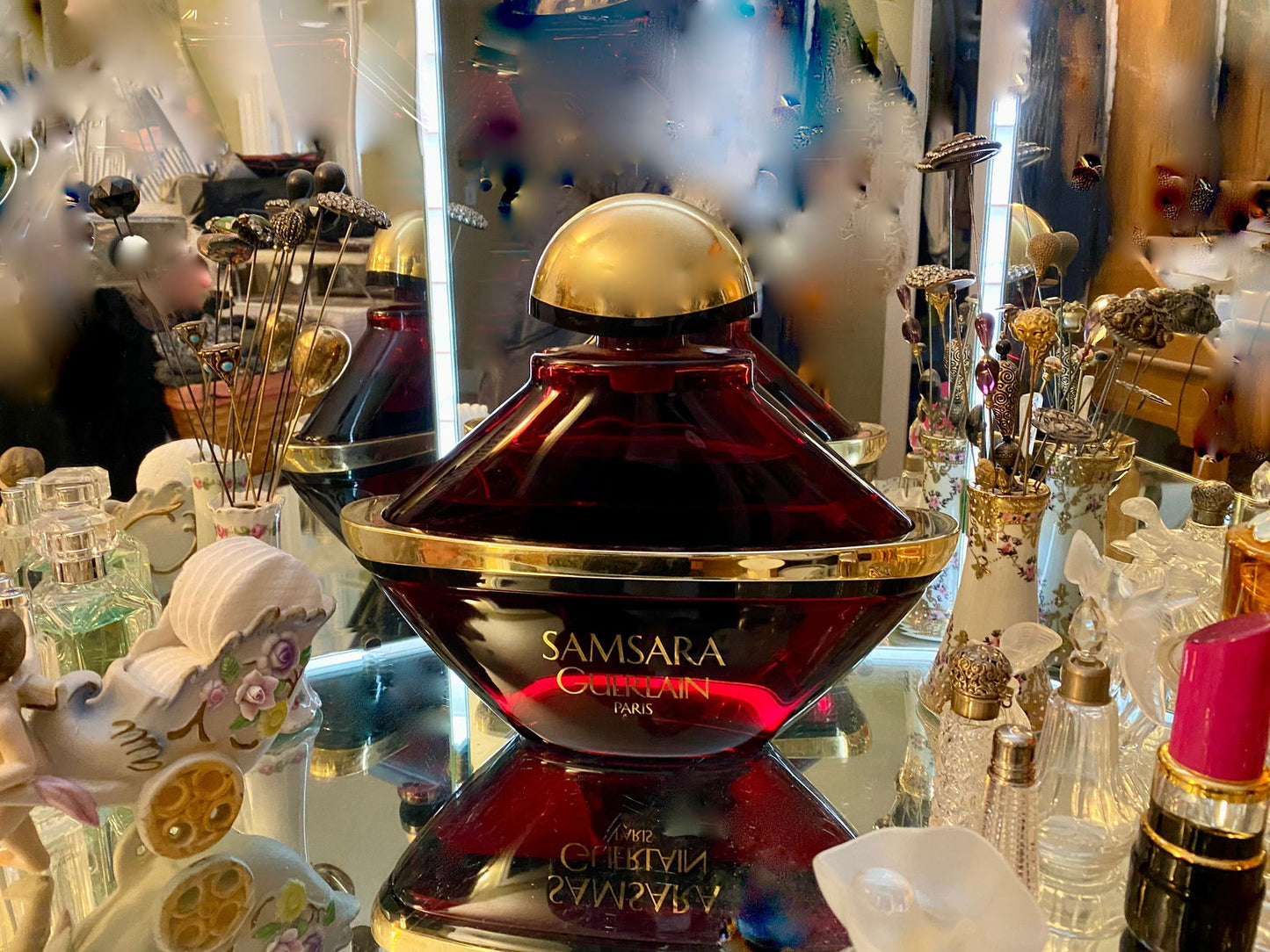 Vintage Giant Guerlain Factice Perfume Bottle Store Display at Duckwells