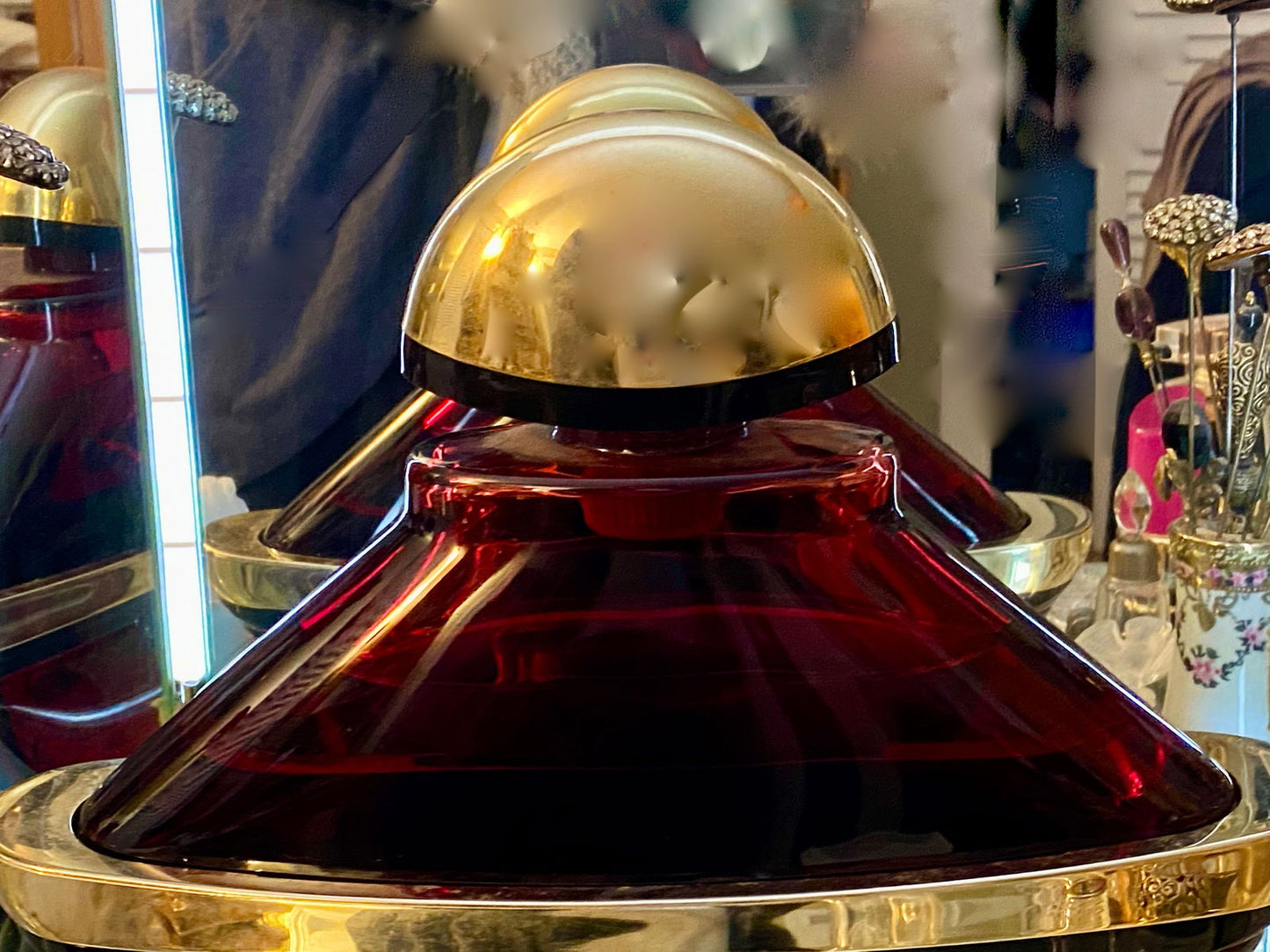 Vintage Giant Guerlain Factice Perfume Bottle Store Display at Duckwells