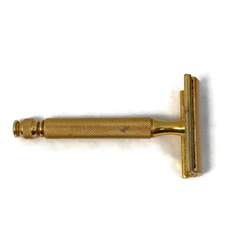 Vintage Gillette Razor and Celluloid Travel Case at Duckwells