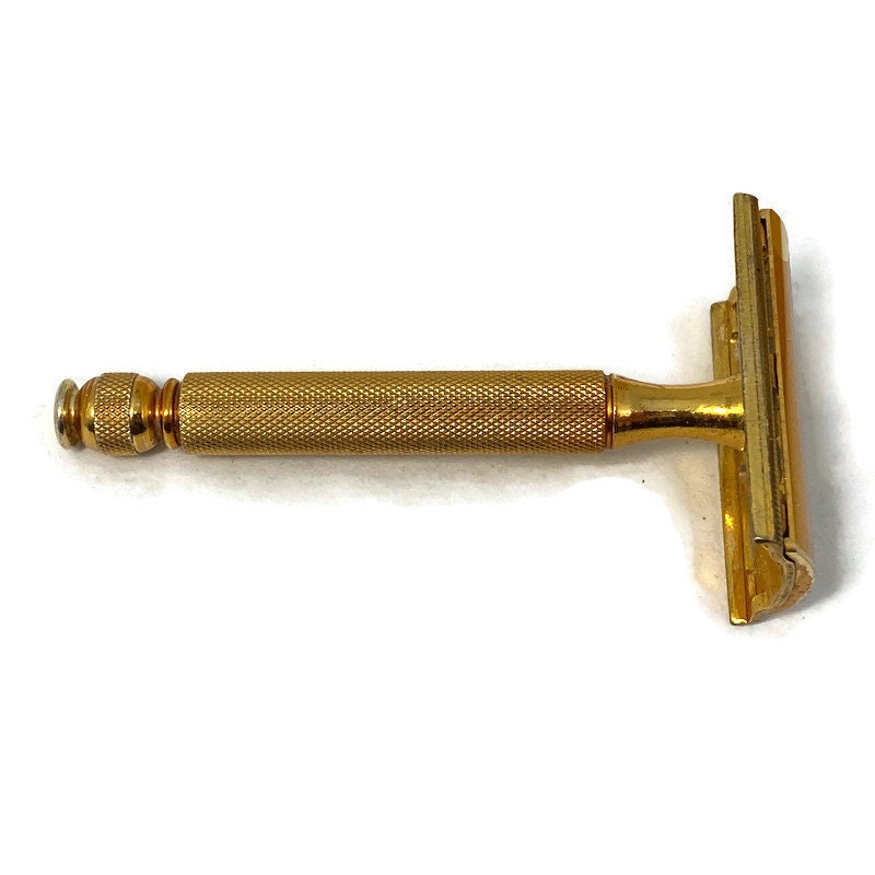 Vintage Gillette Razor and Celluloid Travel Case at Duckwells