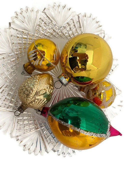 Vintage Glass Christmas Ornaments at Duckwells