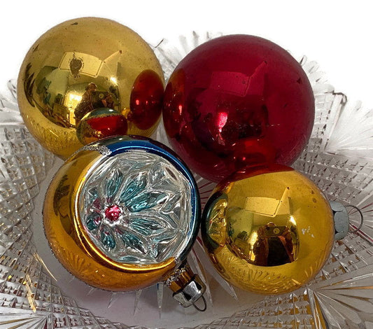 Vintage Glass Christmas Ornaments at Duckwells