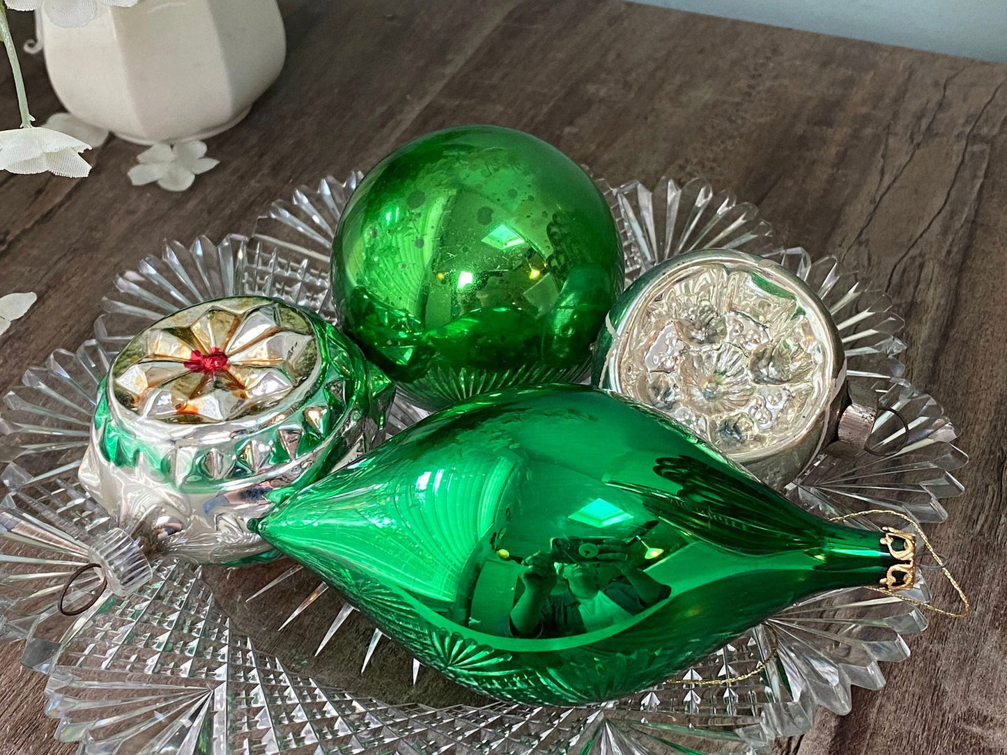 Vintage Glass Christmas Tree Ornaments - Duckwells