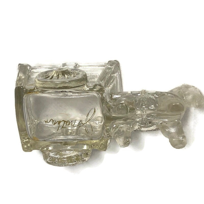 Vintage Glass Donkey Cart - Duckwells