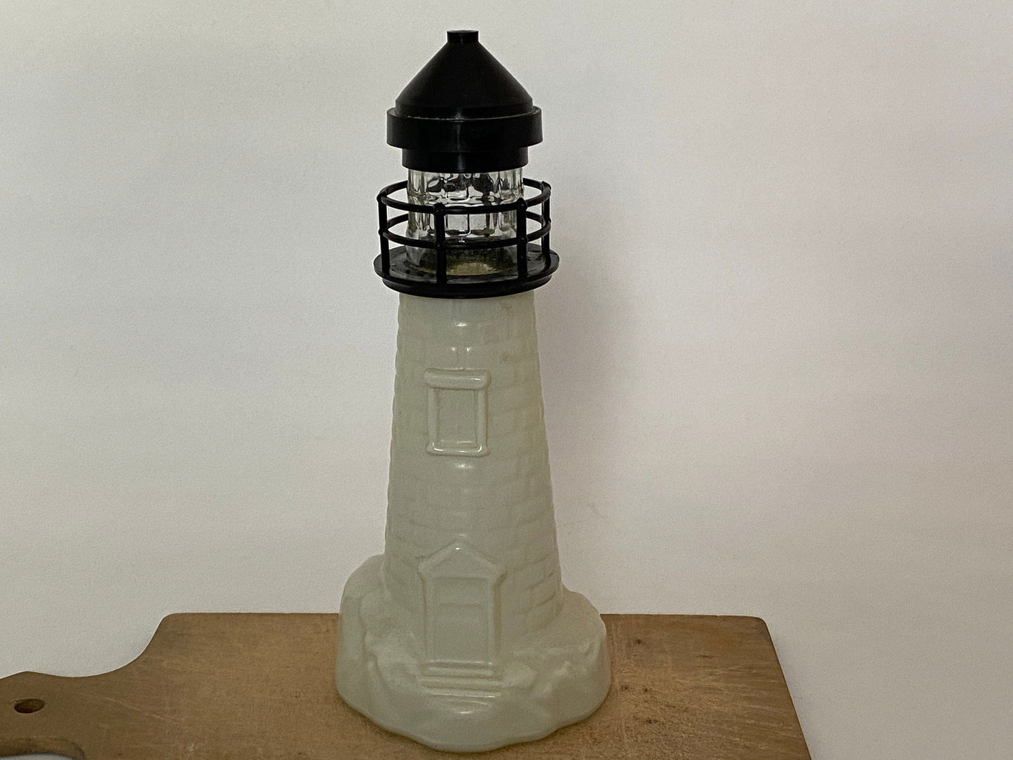 Vintage Glass Lighthouse Cologne Decanter - Duckwells
