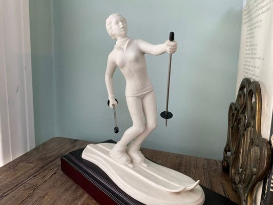 Vintage Goebel Skier Figurine at Duckwells
