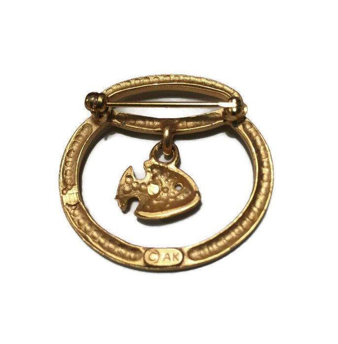 Vintage Goldfish Bowl Pin at Duckwells