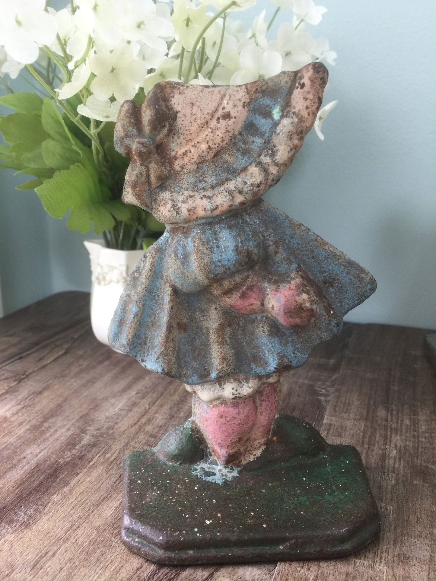 Vintage Hubley Sunbonnet Sue Doorstop - Duckwells
