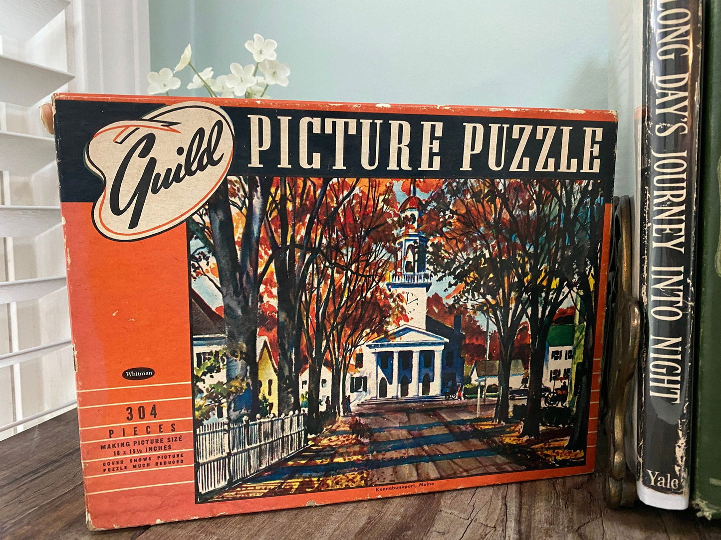 Vintage Kennebunkport Maine Jigsaw Picture Puzzle - Duckwells