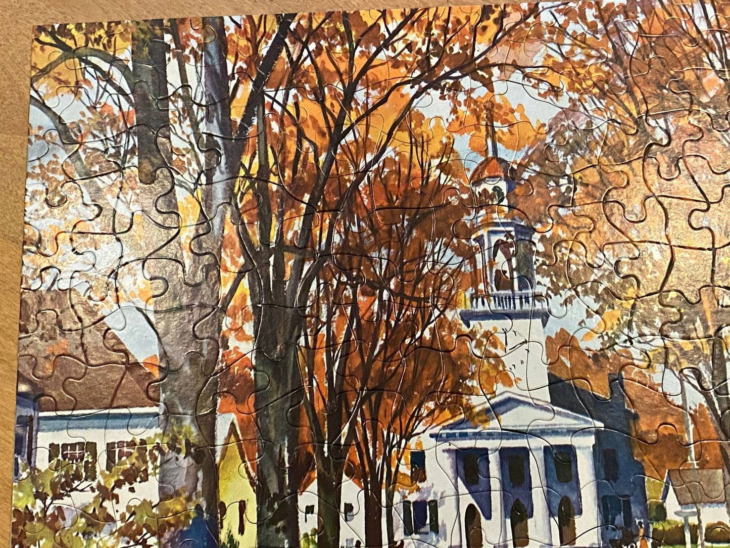 Vintage Kennebunkport Maine Jigsaw Picture Puzzle - Duckwells