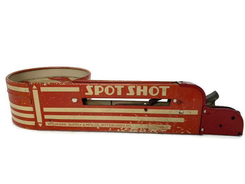 Vintage Litho Spot Shot Marble Game for Display - Duckwells
