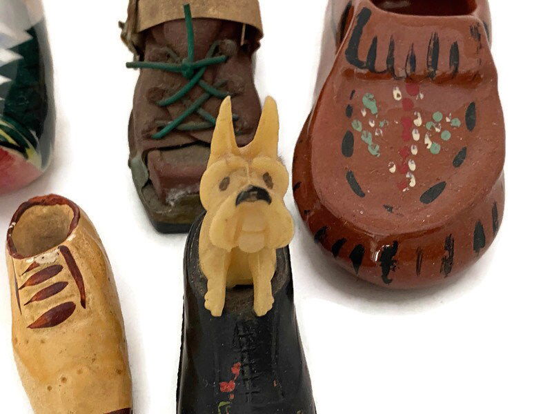 Vintage Miniature Shoe Collection at Duckwells