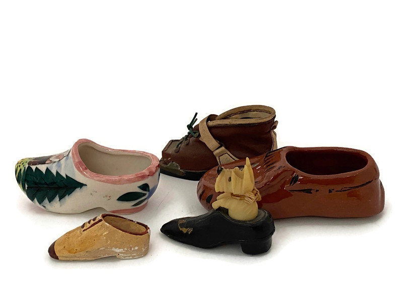 Vintage Miniature Shoe Collection at Duckwells