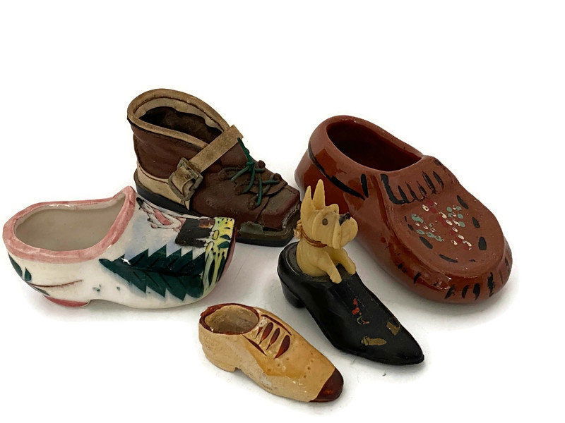 Vintage Miniature Shoe Collection at Duckwells