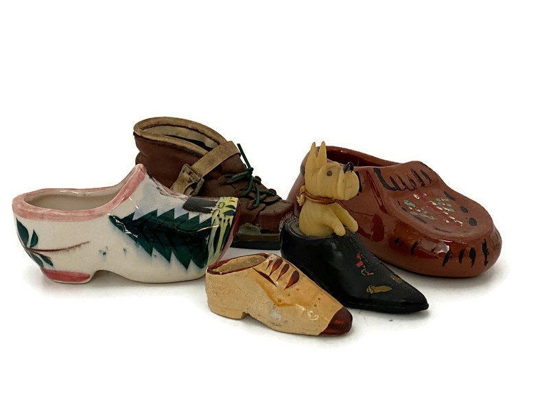 Vintage Miniature Shoe Collection at Duckwells